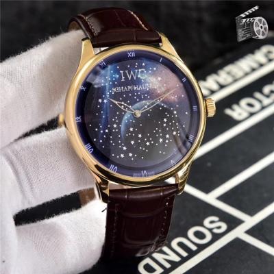 Replica Portugieser Japan Miyota 8215 Automatic Mens Watch Starry Sky Dial Leather Strap E53