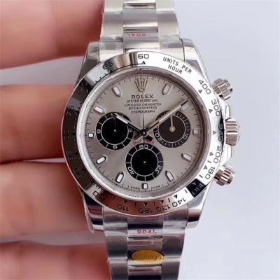 Daytona 116508 SA4130 Automatic Chronograph Mens Watch Best Edition NOOB V3 Gray Black Dial 904L SS Bracelet CHS