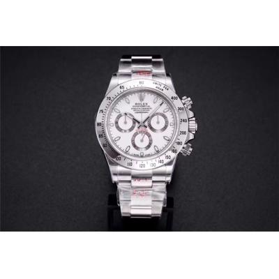 Daytona 116508 SA4130 Automatic Chronograph Mens Watch Best Edition NOOB V3 White Dial 904L SS Bracelet CHS