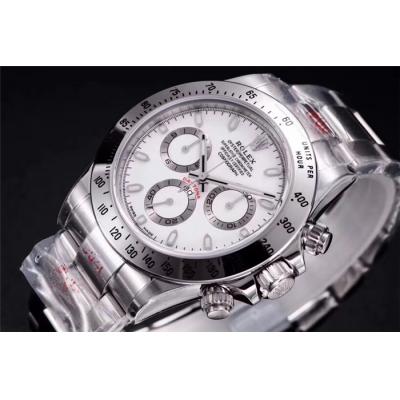 Daytona 116508 SA4130 Automatic Chronograph Mens Watch Best Edition NOOB V3 White Dial 904L SS Bracelet CHS