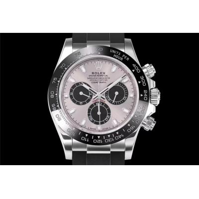 Daytona 116519 SA4130 Automatic Chronograph Mens Watch Best Edition NOOB V3 Gray Black Dial Oysterflex Rubber CHS