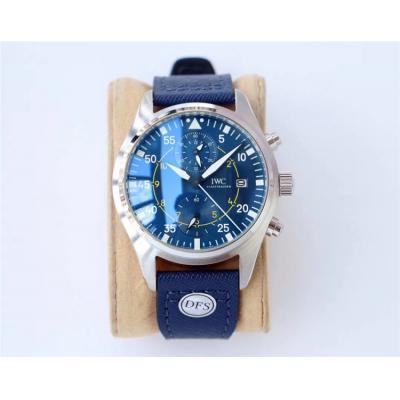 Replica Pilot Japan Quartz Chronograph Movement Mens Watch Blue Dial Nylon Strap E175