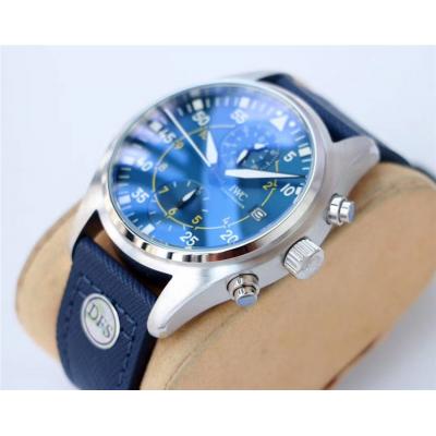 Replica Pilot Japan Quartz Chronograph Movement Mens Watch Blue Dial Nylon Strap E175