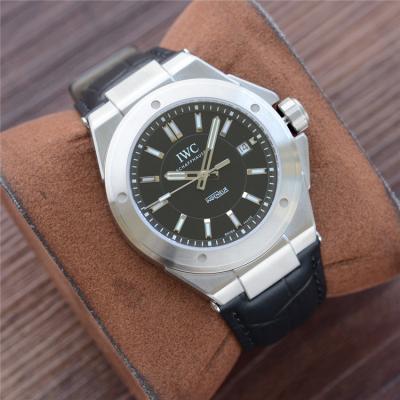 Replica Ingenieur Family A21j Automatic Movement Mens Watch White Dial Leather Strap E179