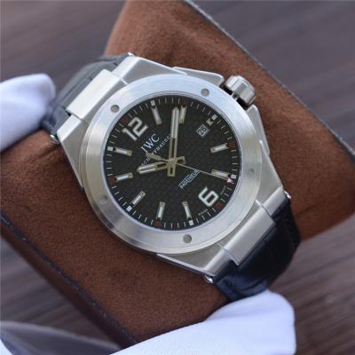 Replica Ingenieur Family A21j Automatic Movement Mens Watch White Dial Leather Strap E179