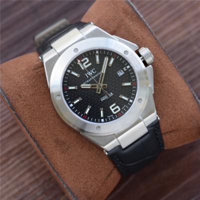 Replica Ingenieur Family A21j Automatic Movement Mens Watch White Dial Leather Strap E179