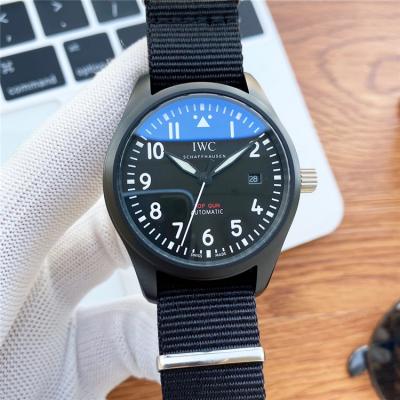 Replica Pilot Japan Miyota 8215 Automatic Mens Watch White Dial Nylon Strap A E187