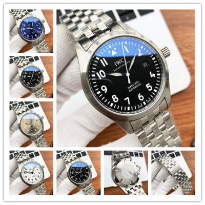 Replica Pilot A21j Automatic Movement Mens Watch Black Dial Jubilee Bracelet SS E202