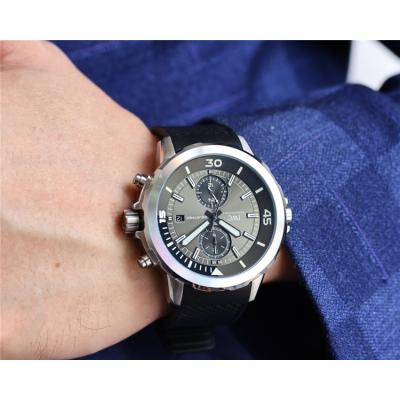 Replica Aquatimer Family A4813 Automatic Movement Mens Watch White Dial Rubber Strap B E203