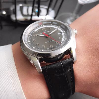 Replica Aquatimer Family A21j Automatic Movement Mens Watch White Dial Leather Strap G02