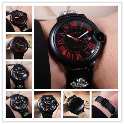 Replica Ballon Bleu A21j Automatic Movement  Mens Watch Black Dial Nylon Leather E13