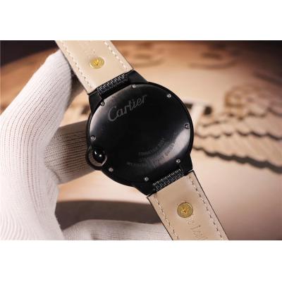 Replica Ballon Bleu A21j Automatic Movement  Mens Watch Black Dial Nylon Leather E13