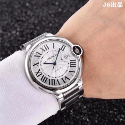 Replica Ballon Bleu Japan Miyota 8215 Automatic Movement Mens Watch White Dial Oyster Bracelet SS E21