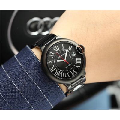 Replica Ballon Bleu Japan Miyota 8215 Automatic Movement Mens Watch Black Dial Stainless Steel E25