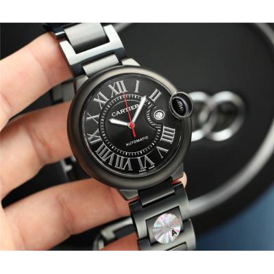 Replica Ballon Bleu Japan Miyota 8215 Automatic Movement Mens Watch Black Dial Stainless Steel E25