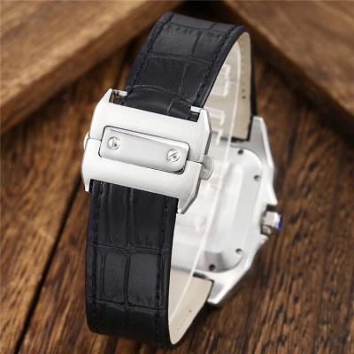 Replica Santos A21j Automatic Movement Mens Watch White Dial Leather Strap 63