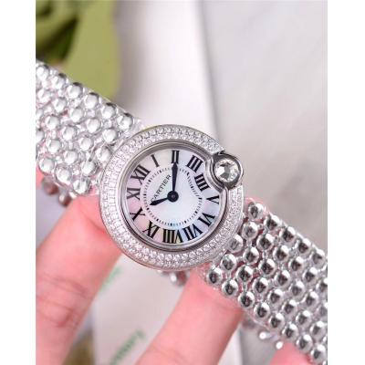 Replica Ballon Blanc Swiss Quartz Movement Womens Watch White Dial Stainless Steel E67