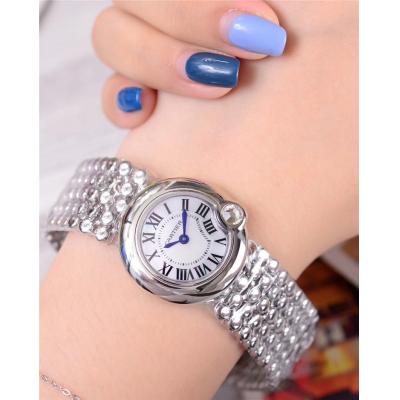 Replica Ballon Blanc Swiss Quartz Movement Womens Watch White Dial Stainless Steel E67