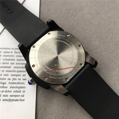 Replica Calibre A21j Automatic Movement Mens Watch Black Dial Rubber Strap E79