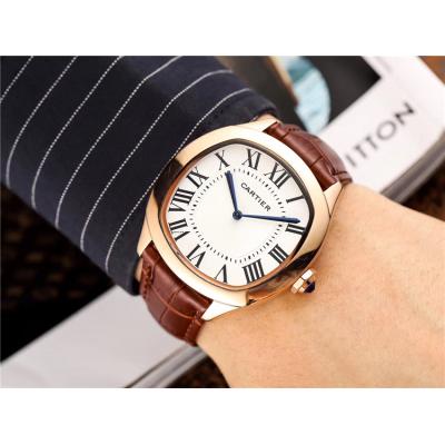 Replica Drive  A21j Automatic Movement Mens Watch White Dial Leather Strap A E85