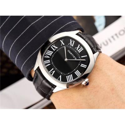 Replica Drive  A21j Automatic Movement Mens Watch White Dial Leather Strap A E85