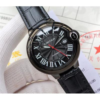 Replica Ballon Bleu Japan Miyota 8215 Automatic Movement Mens Watch White Dial Leather Strap E97