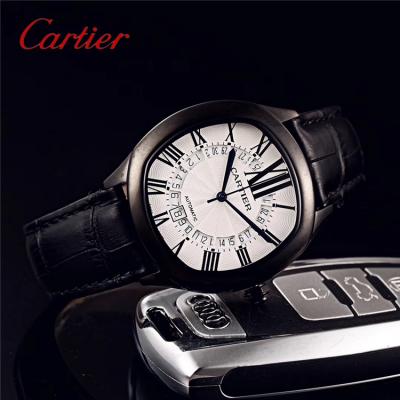 Replica Drive  A21j Automatic Movement Mens Watch White Dial Leather Strap A E105