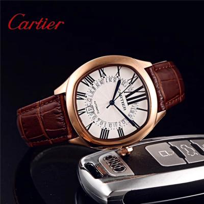 Replica Drive  A21j Automatic Movement Mens Watch White Dial Leather Strap A E105