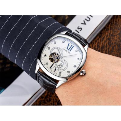 Replica Drive A21j Automatic Movement Mens Watch Tourbillon Dial Stainless Steel E110