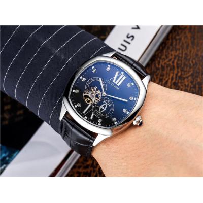 Replica Drive A21j Automatic Movement Mens Watch Tourbillon Dial Stainless Steel E110