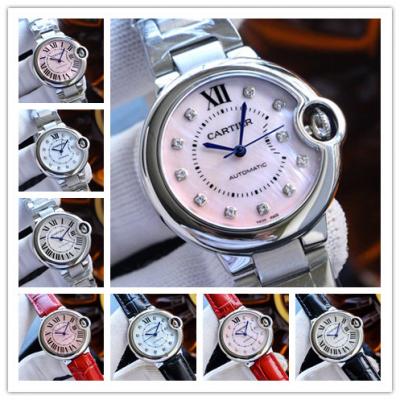 Replica Ballon Bleu NH05 Automatic Movement Womens Watch Pink Dial Stainless Steel E112