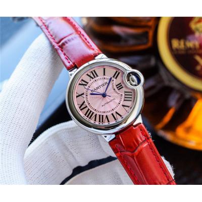 Replica Ballon Bleu NH05 Automatic Movement Womens Watch Pink Dial Stainless Steel E112