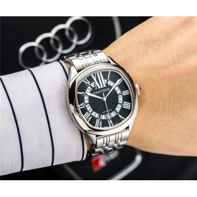 Replica Drive A21j Automatic Movement Mens Watch Black Dial Leather Strap E126