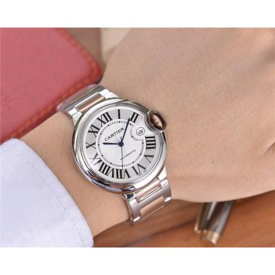 Replica Ballon Bleu A21j Automatic Movement Womens Watch Silver Dial Rose Gold E138