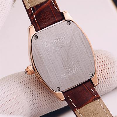 Replica Tortue Swiss Quartz Movement Womens Watch White Dial Leather Strap E188