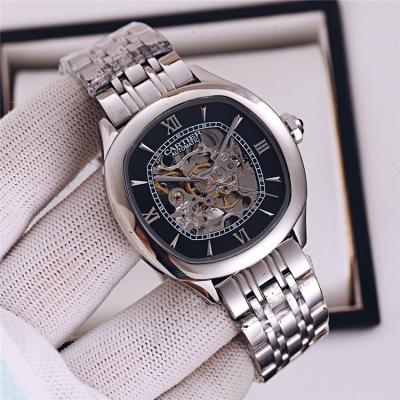 Replica Drive A21j Automatic Movement Mens Watch Skeleton Dial Stainless Steel A E192