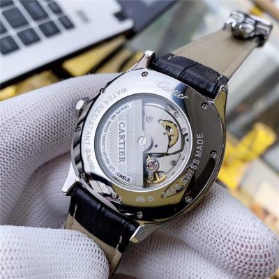 Replica Drive A21j Automatic Movement Mens Watch White Dial Leather Strap A E196