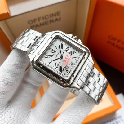 Replica Panthère Swiss Quartz Movement Womens Watch White Dial Jubilee Bracelet Rose Gold D E198