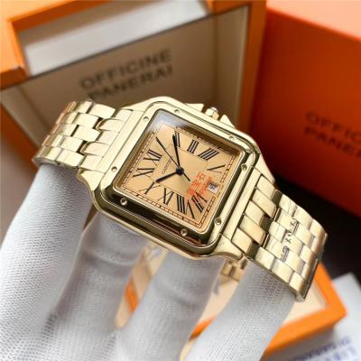 Replica Panthère Swiss Quartz Movement Womens Watch White Dial Jubilee Bracelet Rose Gold D E198