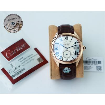 Replica Drive A21j Automatic Movement Mens Watch White Dial Leather Strap E200