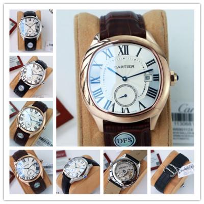 Replica Drive A21j Automatic Movement Mens Watch White Dial Leather Strap E200