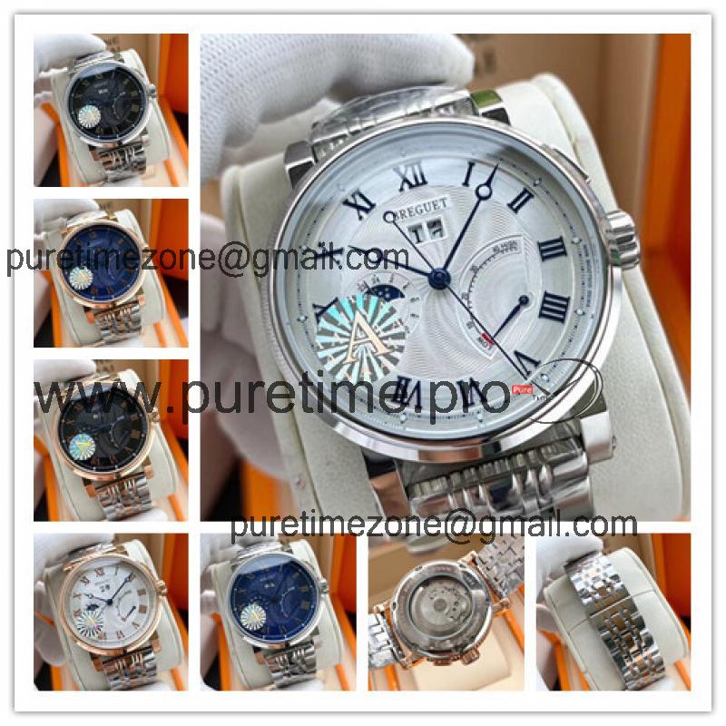 Replica Classique A21J Automatic Movement Mens Watch White Dial Stainless Steel B E17