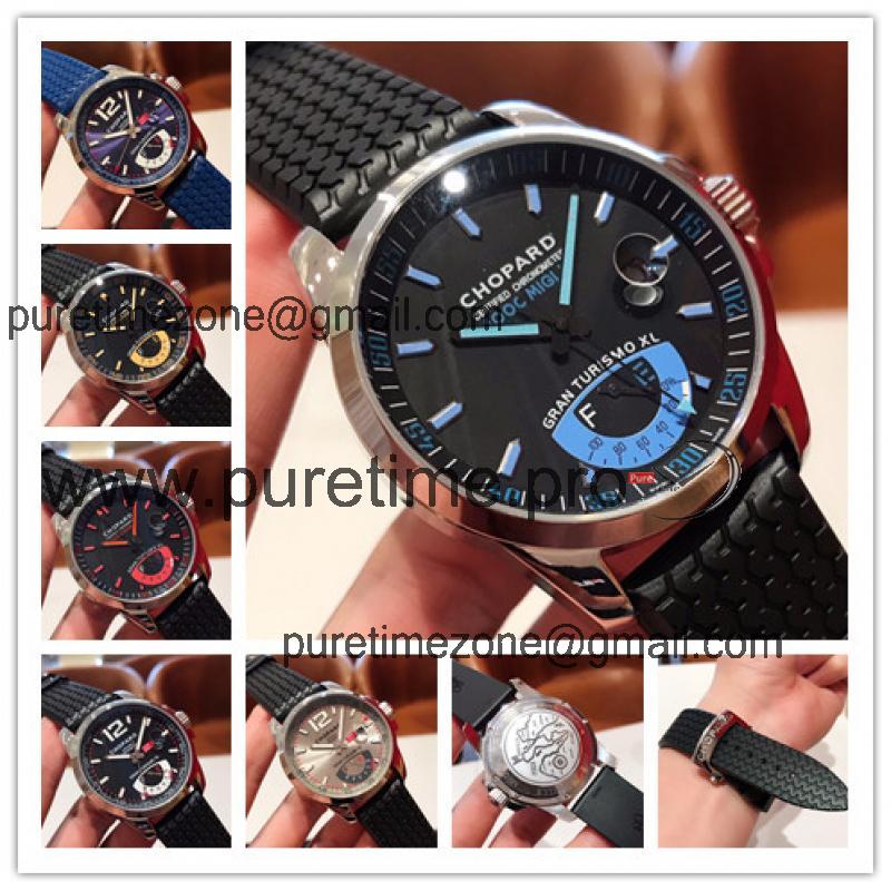 Replica Classic Racing A21j Automatic Movement Mens Watch Black Dial Rubber Strap A C03