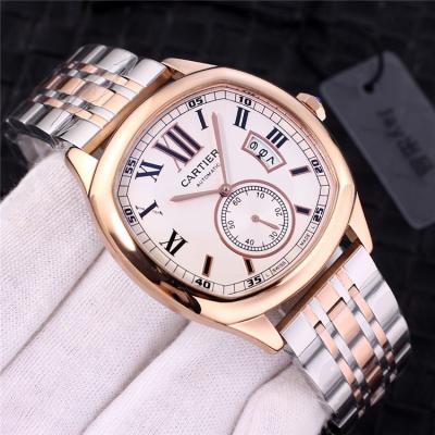 Replica Drive A21j Automatic Movement Mens Watch White Dial Leather Strap G08