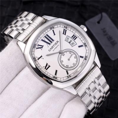 Replica Drive A21j Automatic Movement Mens Watch White Dial Leather Strap G08