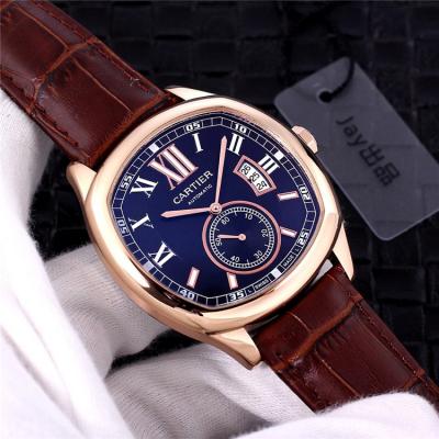 Replica Drive A21j Automatic Movement Mens Watch White Dial Leather Strap G08