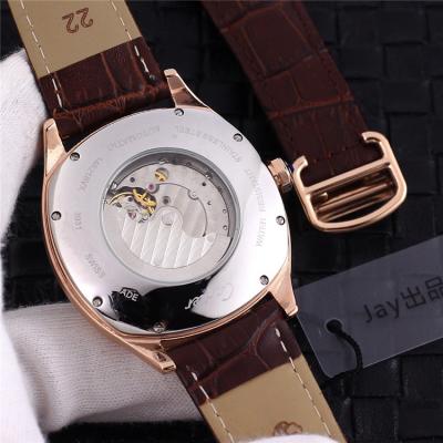 Replica Drive A21j Automatic Movement Mens Watch White Dial Leather Strap G08