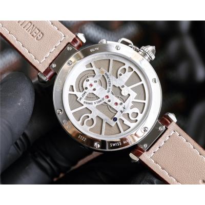 Replica Pasha Swiss Quartz Movement Womens Watch White Dial Leather Strap A G11