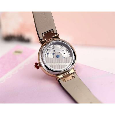 Replica Lvcea A21J Automatic Movement Womens Watch MOP Tourbillon Dial Rose Gold B E04