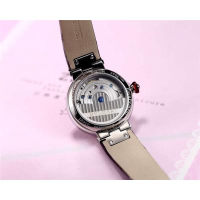 Replica Lvcea A21J Automatic Movement Womens Watch MOP Tourbillon Dial Rose Gold F E04